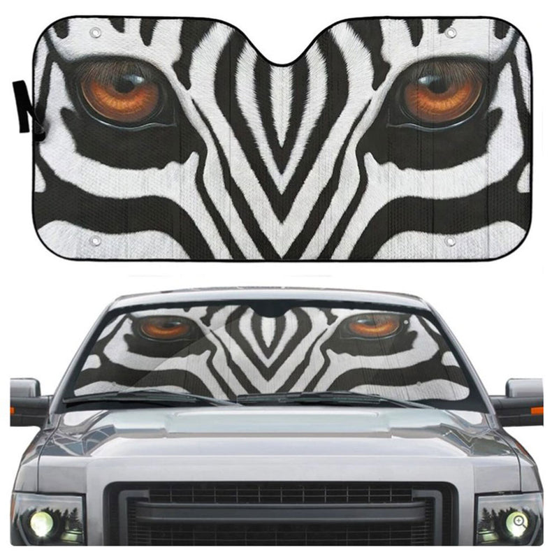 Zebra Eyes Car Auto Sun Shades Windshield Accessories Decor Gift Nearkii