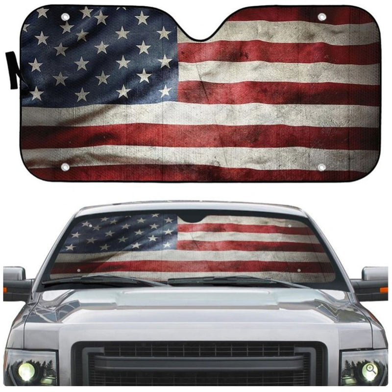 American Flag Car Auto Sun Shades Windshield Accessories Decor Gift Nearkii