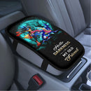 Greninja Satoshi And Mega Lucario Pokemon Moonlight Halloween Premium Custom Armrest Center Console Cover Car Accessories Nearkii