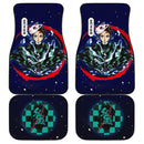 Demon Slayer Car Floor Mats Tanjiro Water Breathing Car Accessories Nearkii