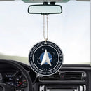 Military US Space Force Car Ornament Custom Car Accessories Decorations Nearkii