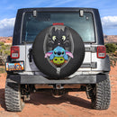 Toothless Baby Yoda Stitch Zipper Car Spare Tire Covers Gift For Campers Nearkii