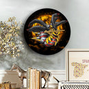Giratina Pokemon Moonlight Wood Wall Clock Nearkii
