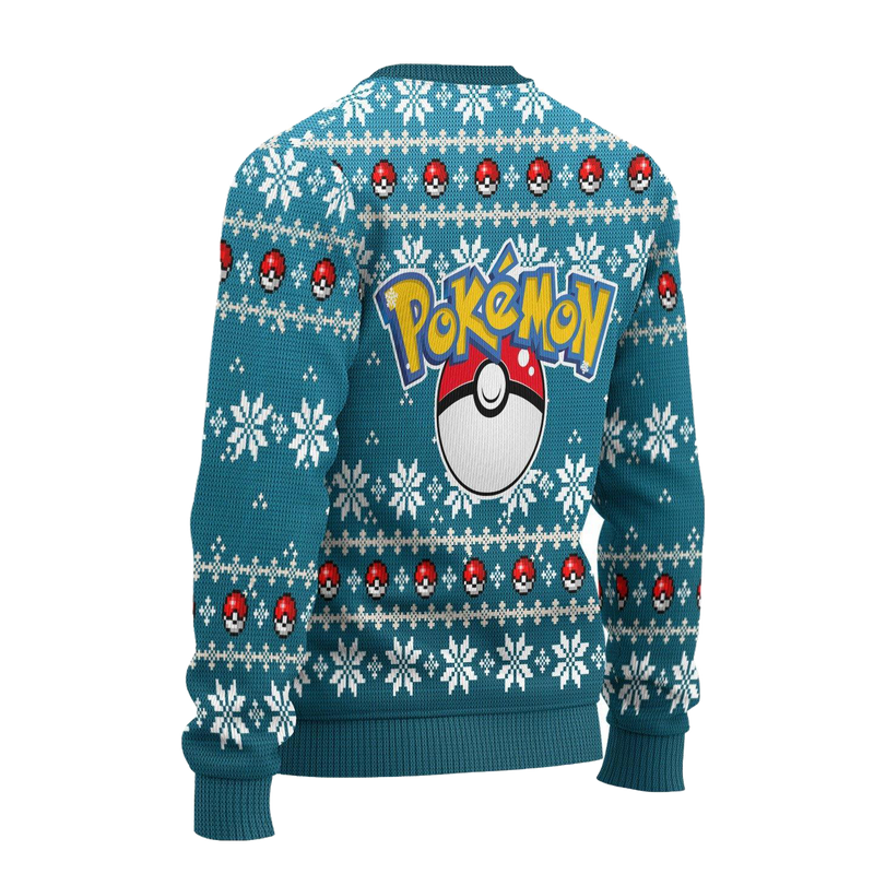 Pokemon Snorlax Anime Ugly Christmas Sweater Xmas Gift Nearkii