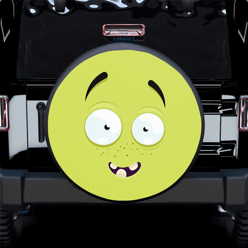 Emotion Yellow Face Spare Tire Cover Gift For Campers Nearkii