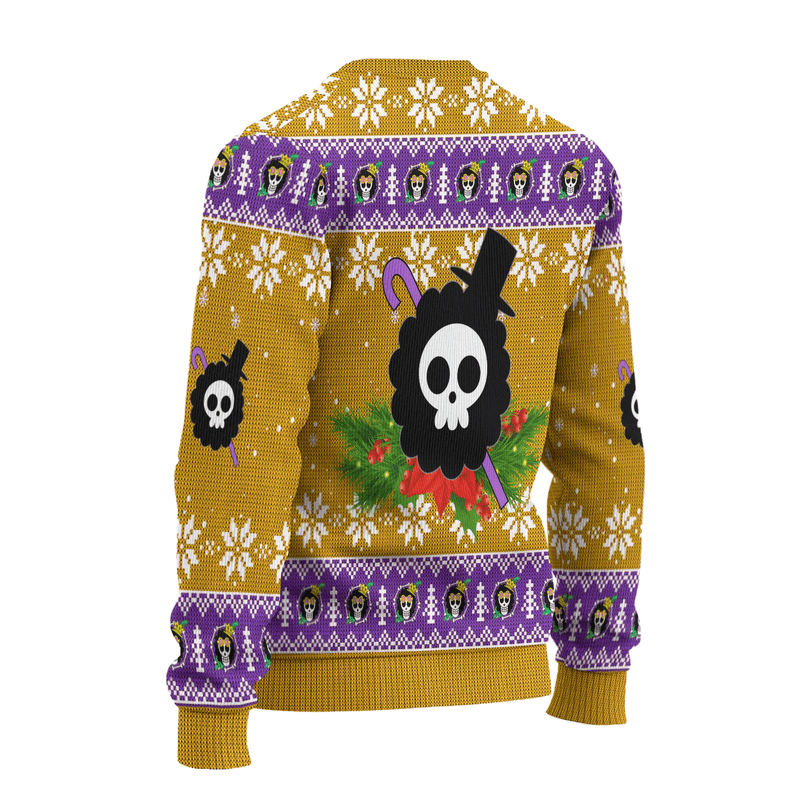 Brook One Piece Anime Ugly Christmas Sweater Xmas Gift Nearkii