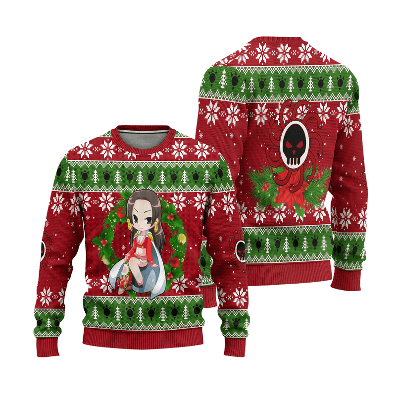 Boa Hancock One Piece Anime Ugly Christmas Sweater Xmas Gift Nearkii