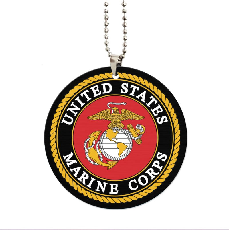 Army US Marine Corps Car Ornament Custom Car Accessories Decorations Nearkii