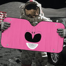 Mighty Morphin Power Rangers Pink Ranger Custom Car Auto Sunshade Windshield Accessories Decor Gift Nearkii