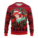 Ariel The Little Mermaid Princess Noel Mc Ugly Christmas Sweater Thanksgiving Gift Nearkii