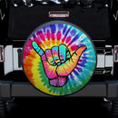 Tie Dye Shaka Car Spare Tire Cover Gift For Campers Nearkii