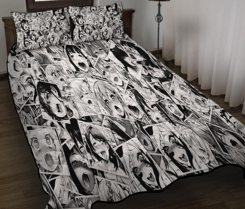 Ahegao Quilt Bed Sets Nearkii
