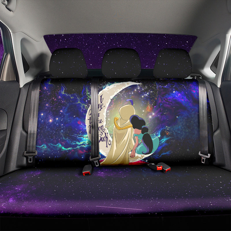 Aladin Couple Love You To The Moon Galaxy Premium Custom Car Back Seat Covers Decor Protectors Nearkii