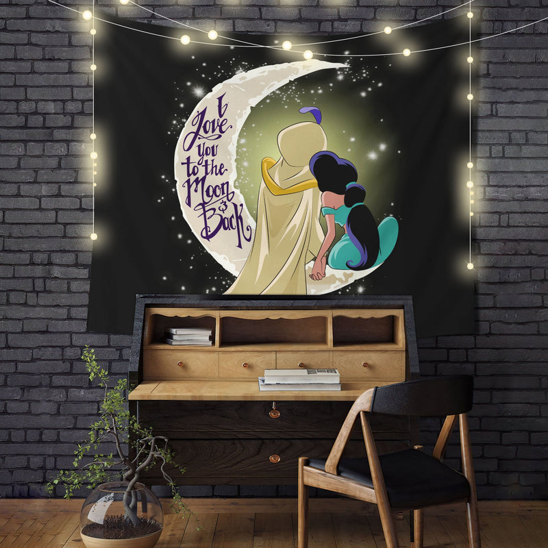 Aladin Love You To The Moon Tapestry Room Decor Nearkii