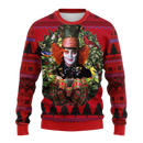 Alice In Wonderland The Mad Hatter Noel Mc Ugly Christmas Sweater Thanksgiving Gift Nearkii