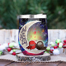 Among Us Couple Love You To Moon And Back Premium Wine Tumbler Nearkii