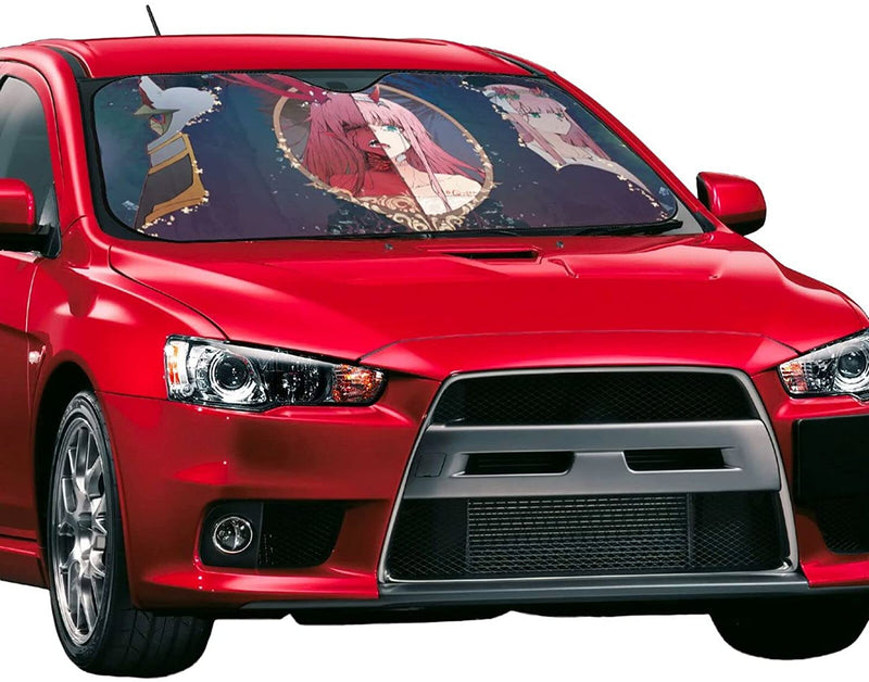 Anime Darling In The Franxx Zero Two Car Auto Sunshades Nearkii