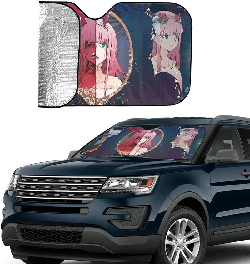 Anime Darling In The Franxx Zero Two Car Auto Sunshades Nearkii