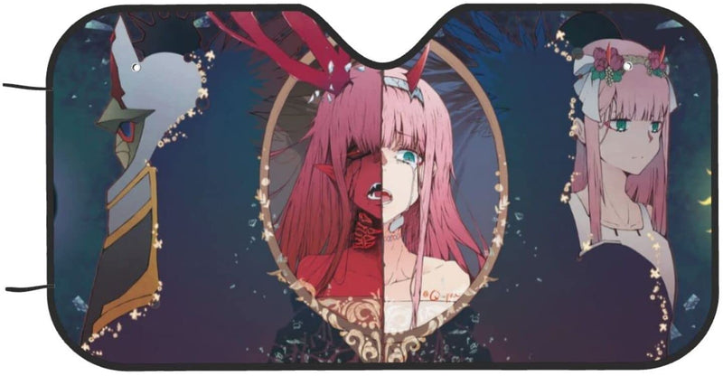 Anime Darling In The Franxx Zero Two Car Auto Sunshades Nearkii