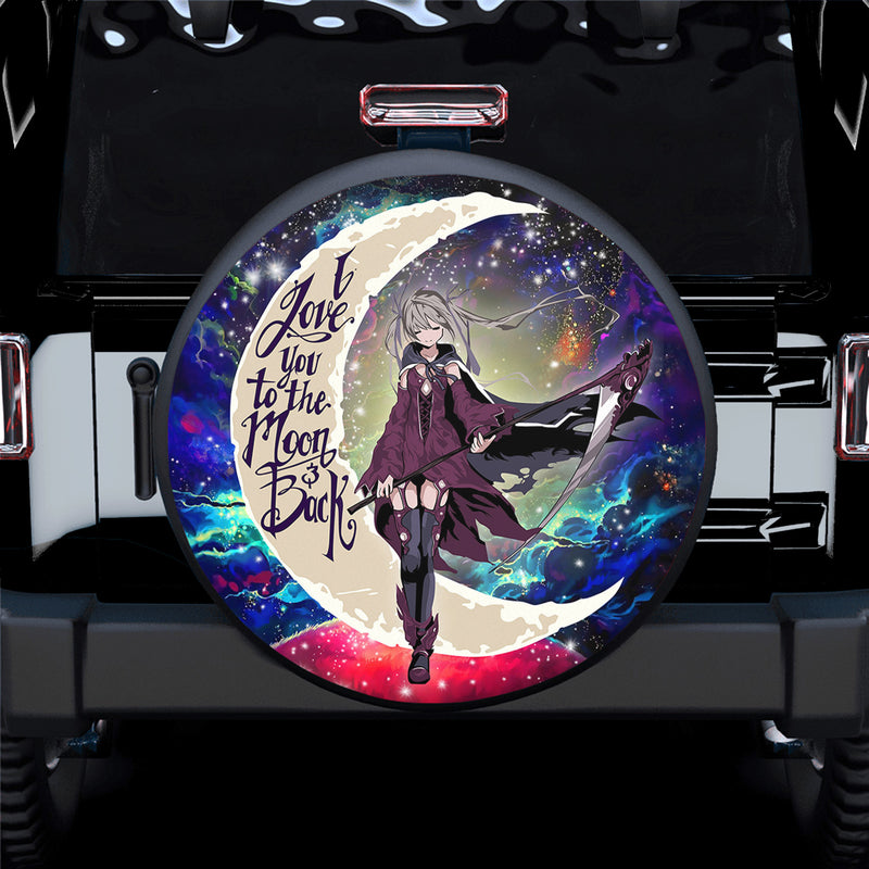 Anime Girl Soul Eater Love You To The Moon Galaxy Spare Tire Covers Gift For Campers Nearkii