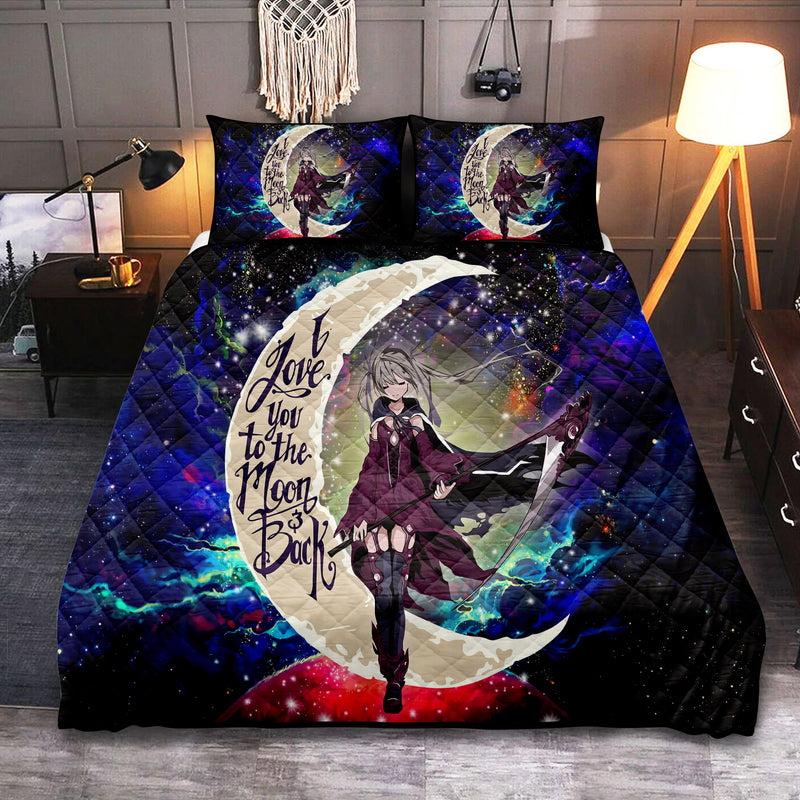 Anime Girl Soul Eater Love You To The Moon Galaxy Quilt Bed Sets Nearkii