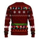 Airel Mermaid Ugly Christmas Sweater Red Brown Amazing Gift Idea Thanksgiving Gift Nearkii