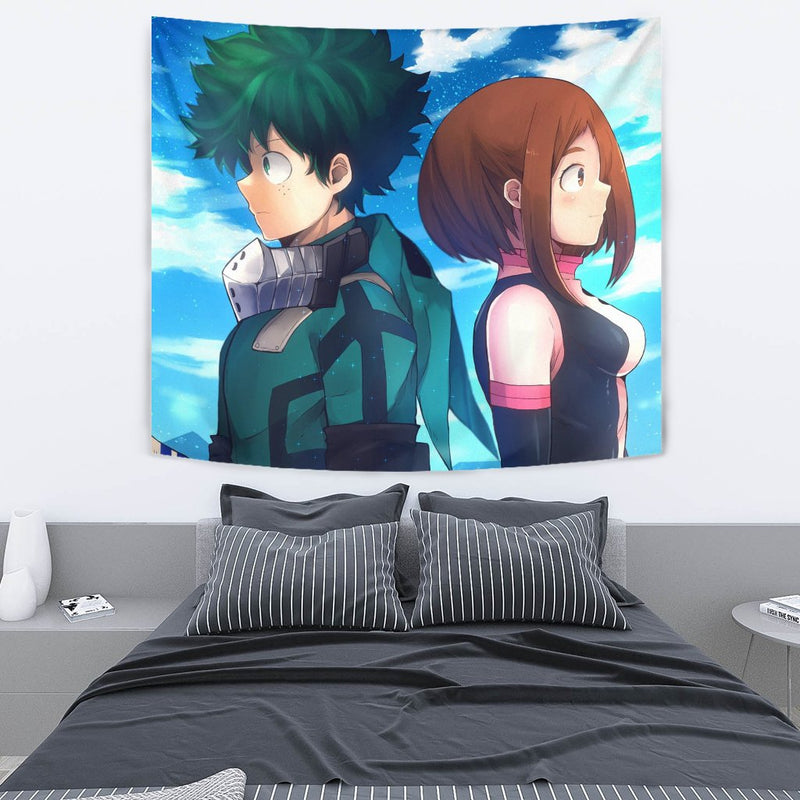 Boku No Hero Academia Couple Anime Tapestry Room Decor Nearkii