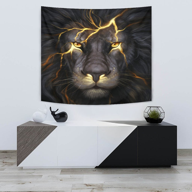 Lion Thunder Tapestry Room Decor Nearkii