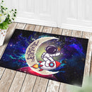 Astronaut Chibi Love You To The Moon Galaxy Back Doormat Home Decor Nearkii