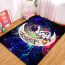 Astronaut Chibi Love You To The Moon Galaxy Carpet Rug Home Room Decor Nearkii