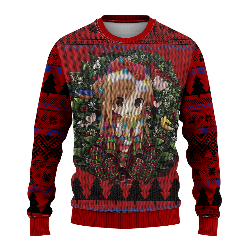 Asuna Sword Art Online Mc Ugly Christmas Sweater Thanksgiving Gift Nearkii