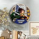 Attack On Titan Hange Zoe Wood Wall Clock Nearkii