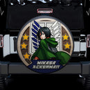Attack On Titan Mikasa Ackerman Jeep Car Spare Tire Covers Gift For Campers Nearkii