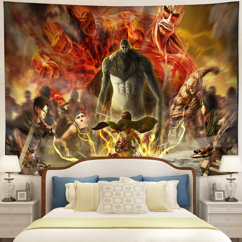 Attack on Titan 1 Anime Tapestry Room Decor Nearkii