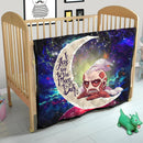 Attack On Titan Love You To The Moon Galaxy Quilt Blanket Nearkii