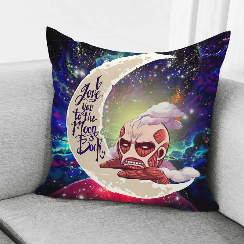 Attack On Titan Love You To The Moon Galaxy Pillowcase Room Decor Nearkii