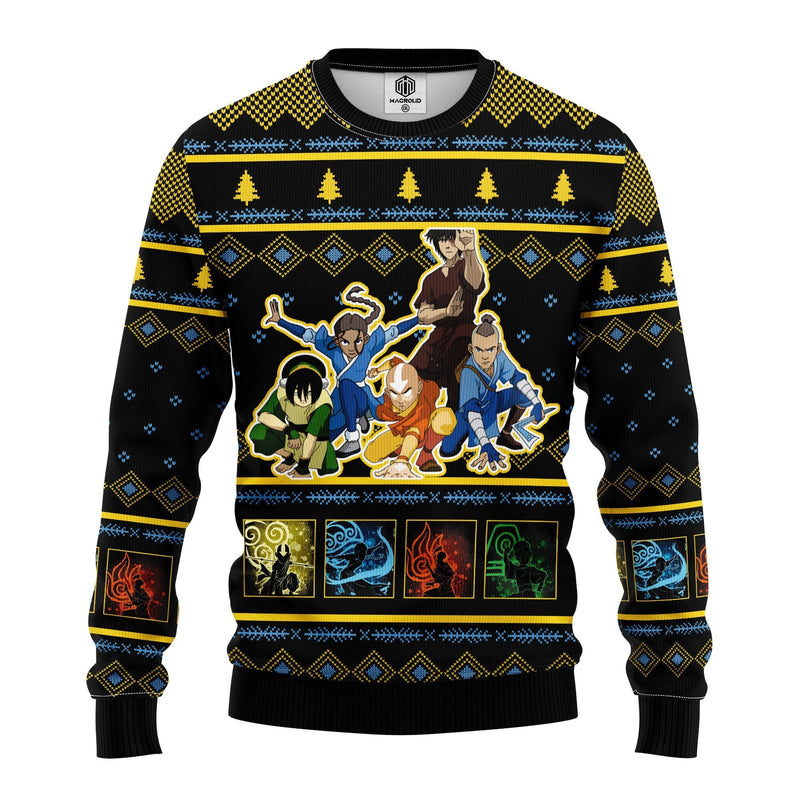 Avatar Last Airbender Ugly Christmas Sweater Amazing Gift Idea Thanksgiving Gift Nearkii