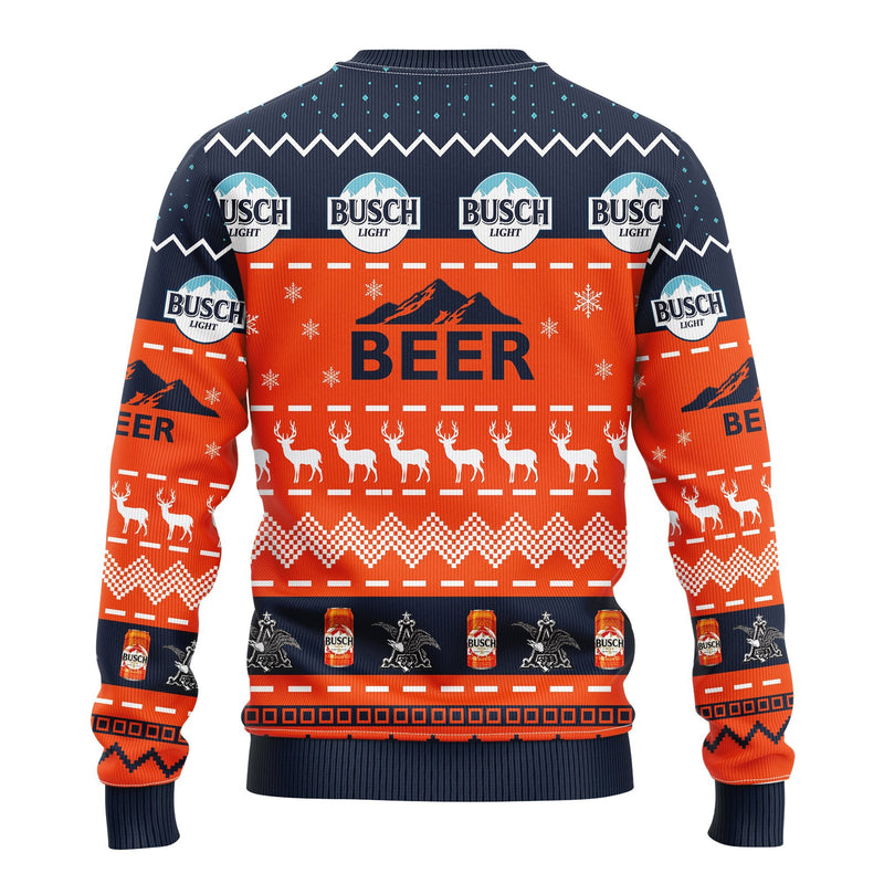 Busch Beer Ugly Christmas Sweater Amazing Gift Idea Thanksgiving Gift Nearkii