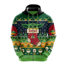 Baby Yoda Star Wars Hoodie Zip Xmas Gift Nearkii