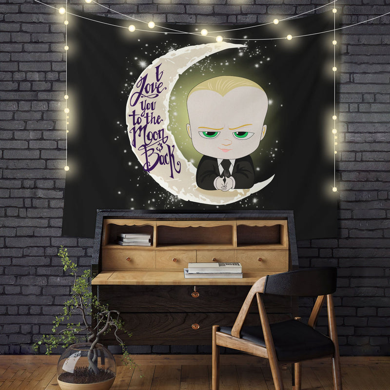 Baby Boss Love You To The Moon Tapestry Room Decor Nearkii