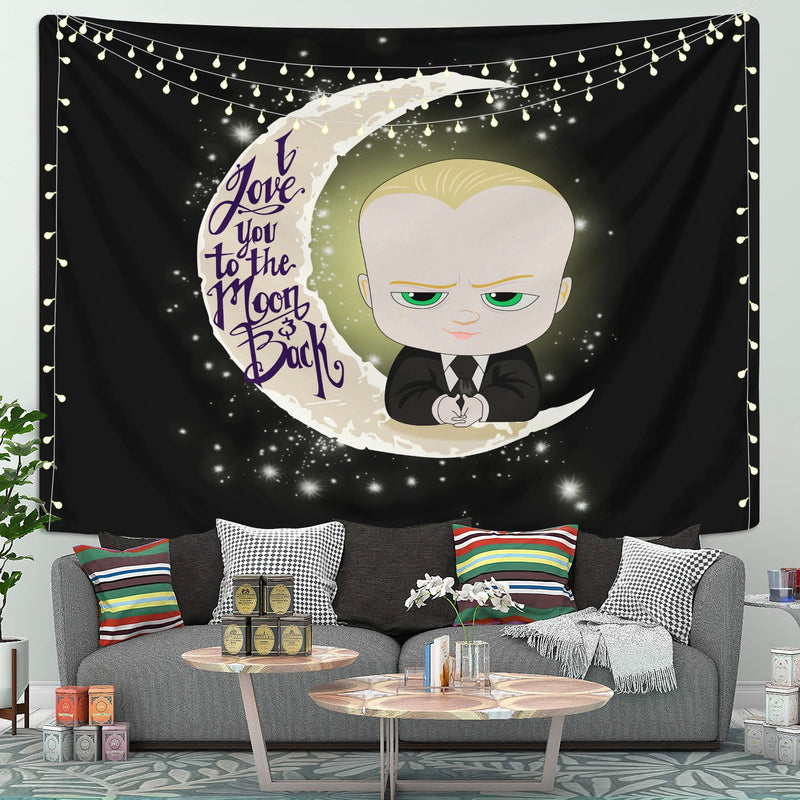 Baby Boss Love You To The Moon Tapestry Room Decor Nearkii