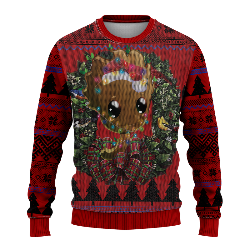 Baby Groot Guardians Of The Galaxy Mc Ugly Christmas Sweater Thanksgiving Gift Nearkii