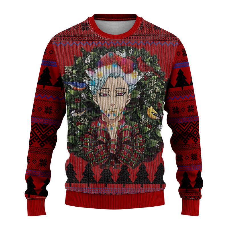 Ban Seven Deadly Sins Mc Ugly Christmas Sweater Thanksgiving Gift Nearkii