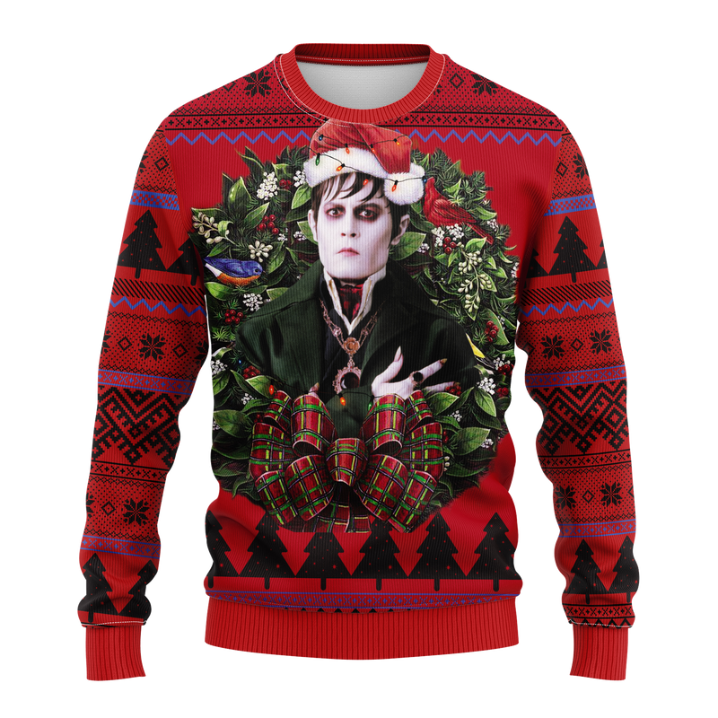 Barnabas Collins Dark Shadows Noel Mc Ugly Christmas Sweater Thanksgiving Gift Nearkii