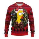 Bart Simpson Baby Noel Mc Ugly Christmas Sweater Thanksgiving Gift Nearkii