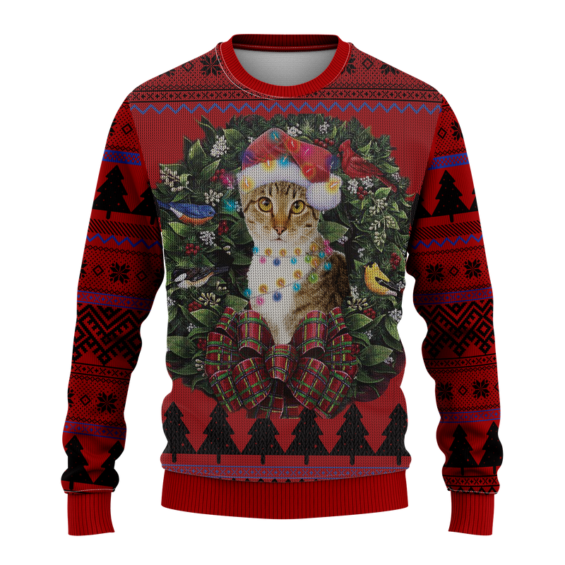 Bengal Cat Mc Ugly Christmas Sweater Thanksgiving Gift Nearkii