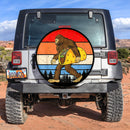Bigfoot Holding A Taco Spare Tire Cover Gift For Campers Nearkii