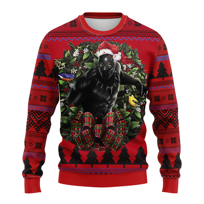 Black Panther Noel Mc Ugly Christmas Sweater Thanksgiving Gift