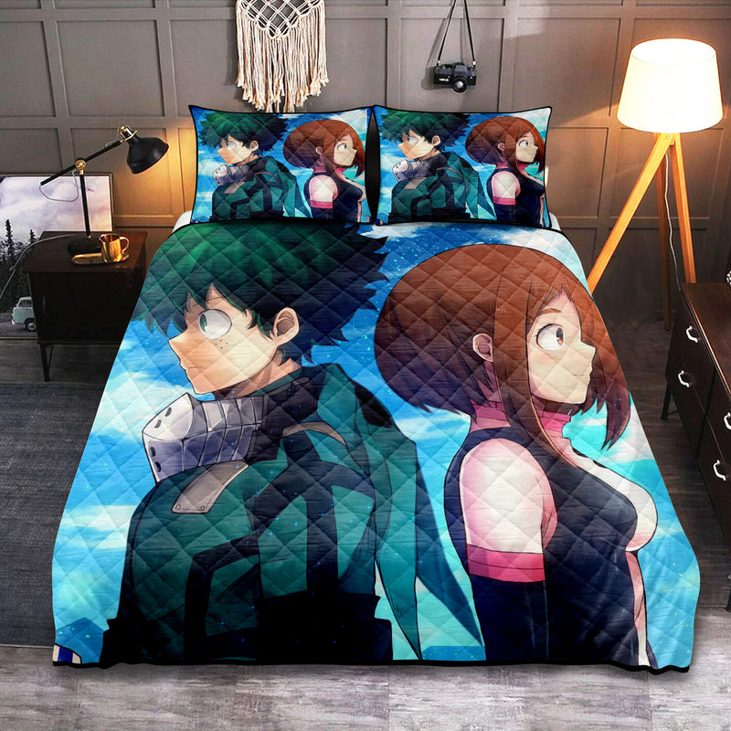 Boku No Hero Academia Couple Anime Quilt Bed Sets Nearkii