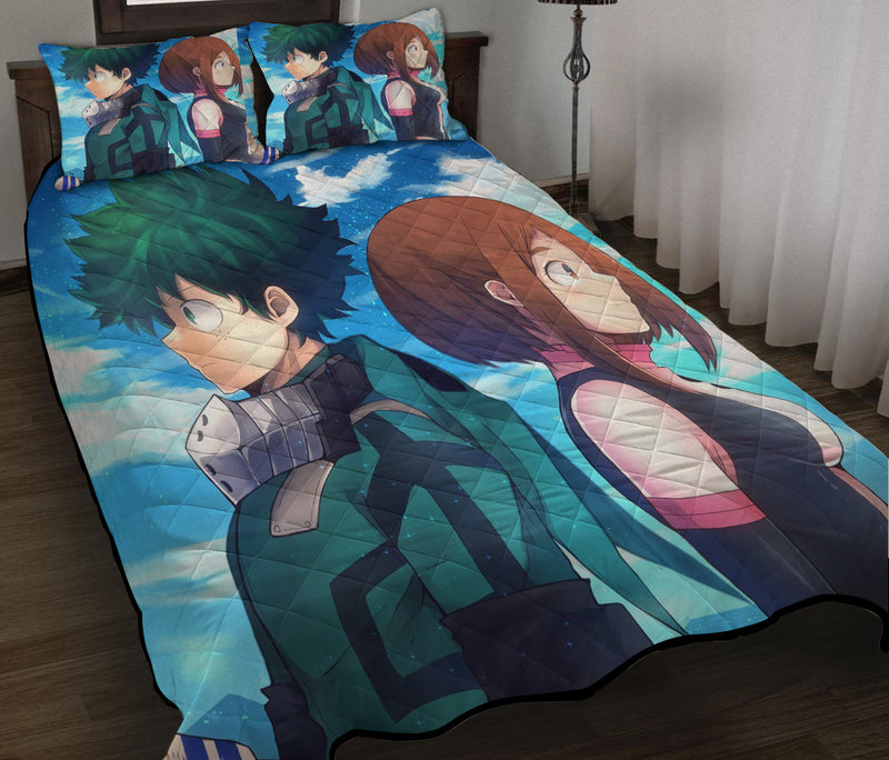 Boku No Hero Academia Couple Anime Quilt Bed Sets Nearkii